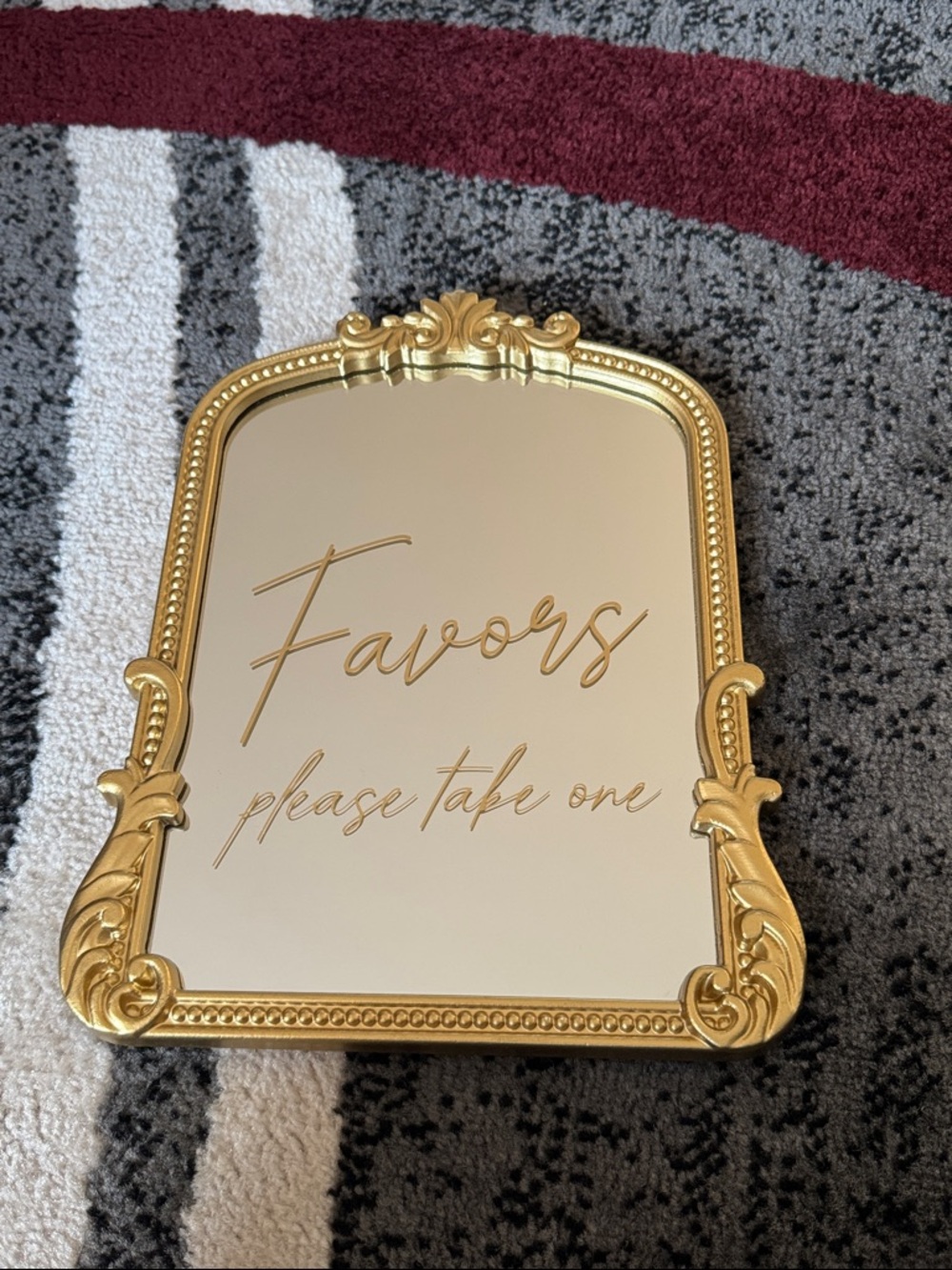 Gold Favors Mirror